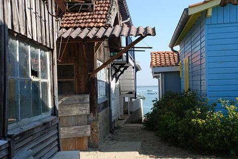 Ostronodlarstugor i Cap Ferret